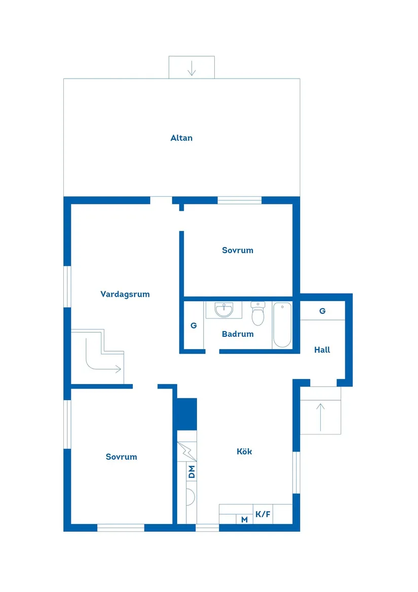 Villa, Strengbergsgatan 34, Norra Brännan, Härnösand