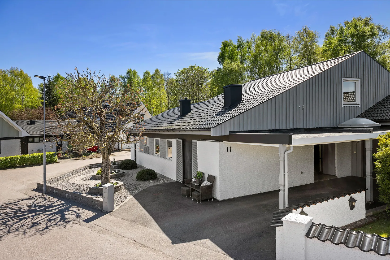 Villa, Radhus, Hertig Eriks väg 11, Fajans, Falkenberg