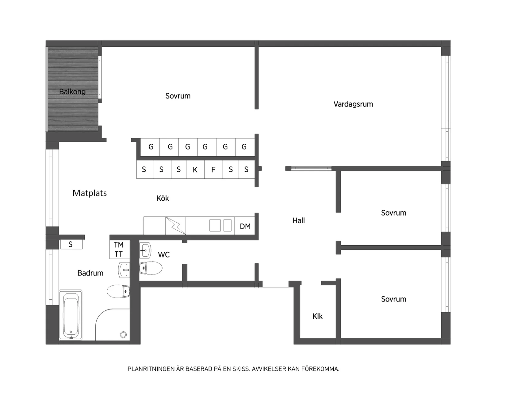Bostadsrätt, Tideliusgatan 43 3tr, Södermalm, Stockholm