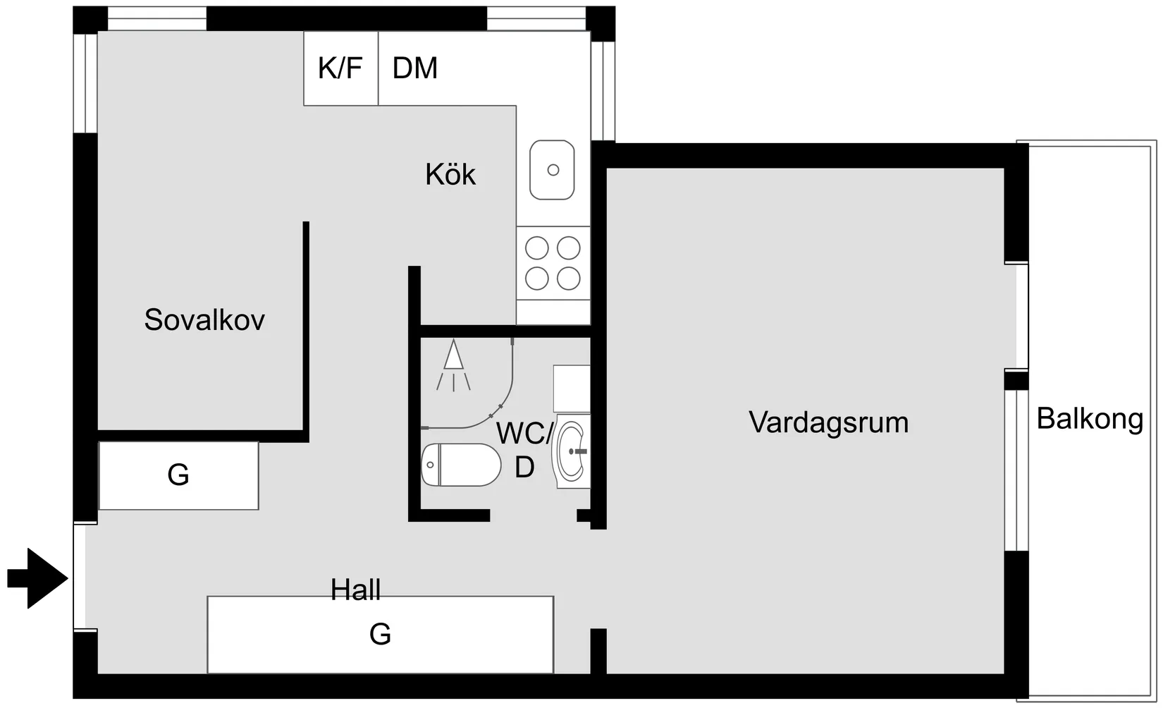 Bostadsrätt, Skolgatan 12B, Främre Luthagen/Centrum, Uppsala