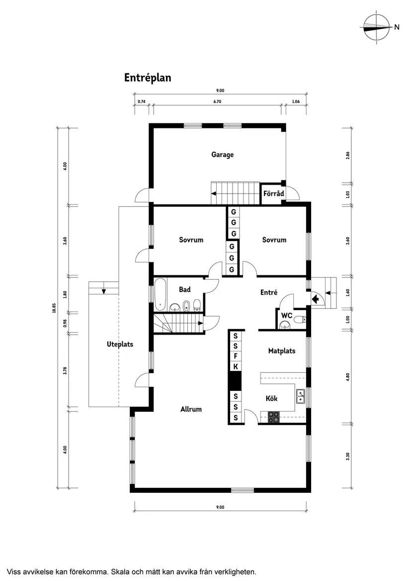 Villa, Brohuset 1004, Spången, Klippan
