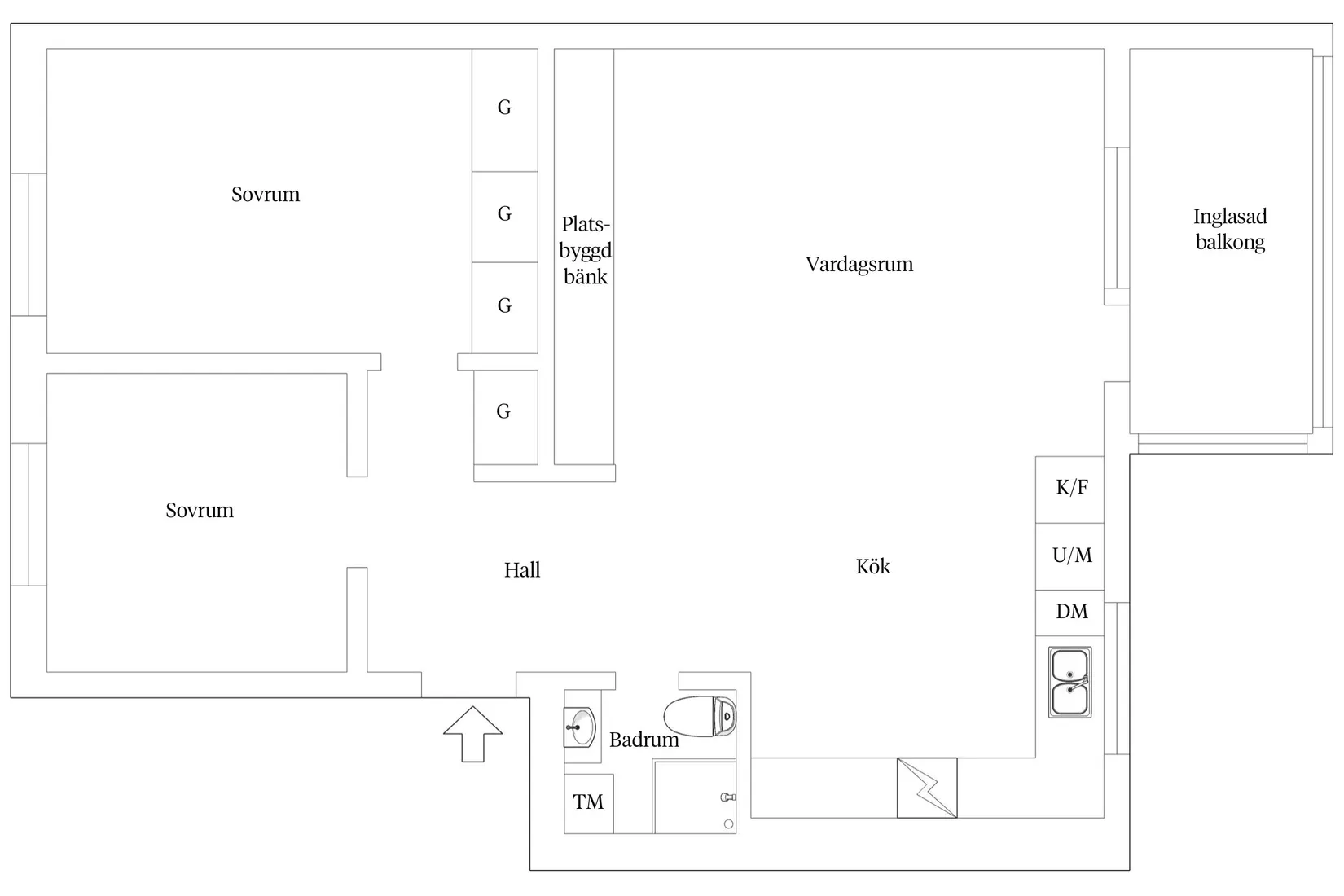 Bostadsrätt, Västerliden 5C, Huskvarna - Söder, Jönköping