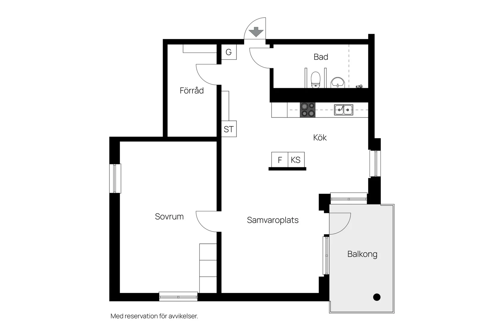 Bostadsrätt, Blomstervägen 7, Bro centrum, Upplands-Bro