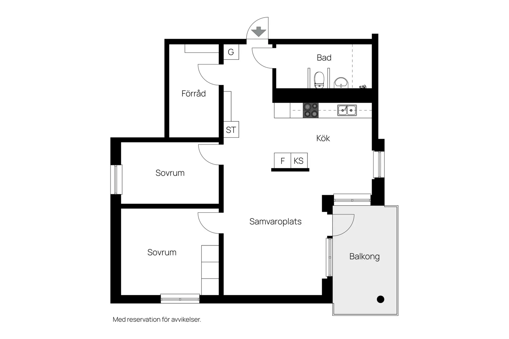 Bostadsrätt, Blomstervägen 7, Bro centrum, Upplands-Bro