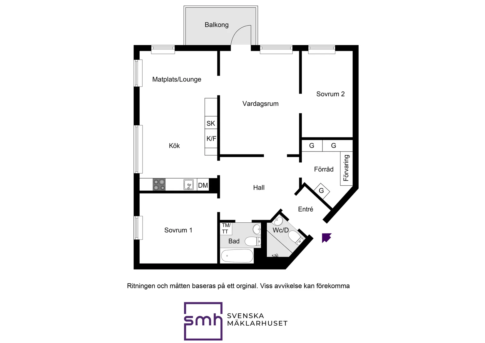 Bostadsrätt, Bäckbornas väg 37, Bromma / Beckomberga, Stockholm