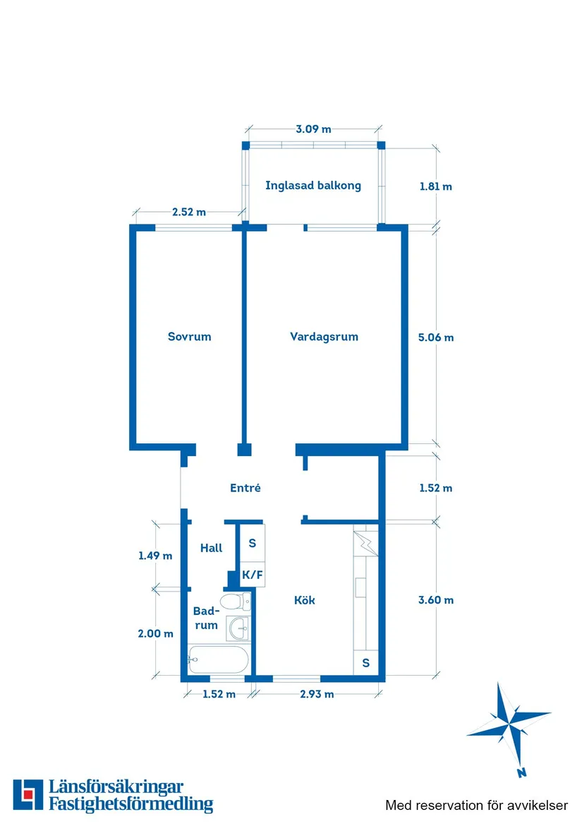 Bostadsrätt, Storgatan 37B, Centralt, Motala