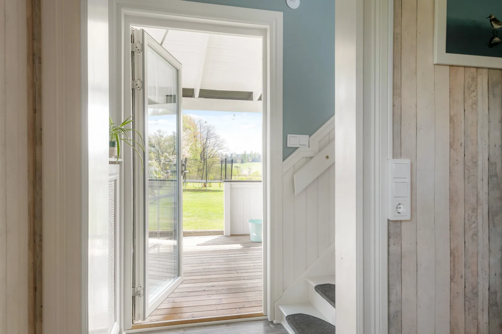 Villa, Hedbovägen 23, Skene, Mark