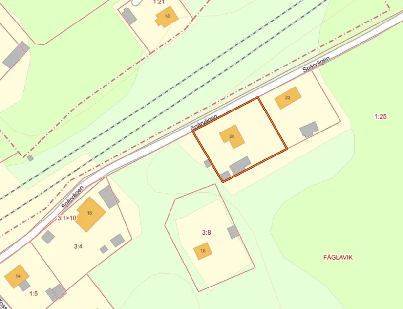 Villa, Spårvägen 20, Fåglavik, Herrljunga