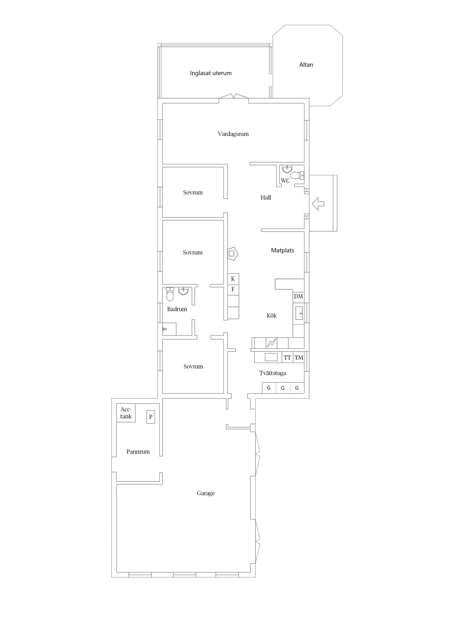 Villa, Vallen 128, Skellefteå