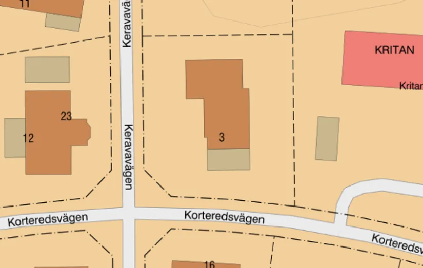 Villa, Keravavägen 22, Skogshöjden, Trollhättan