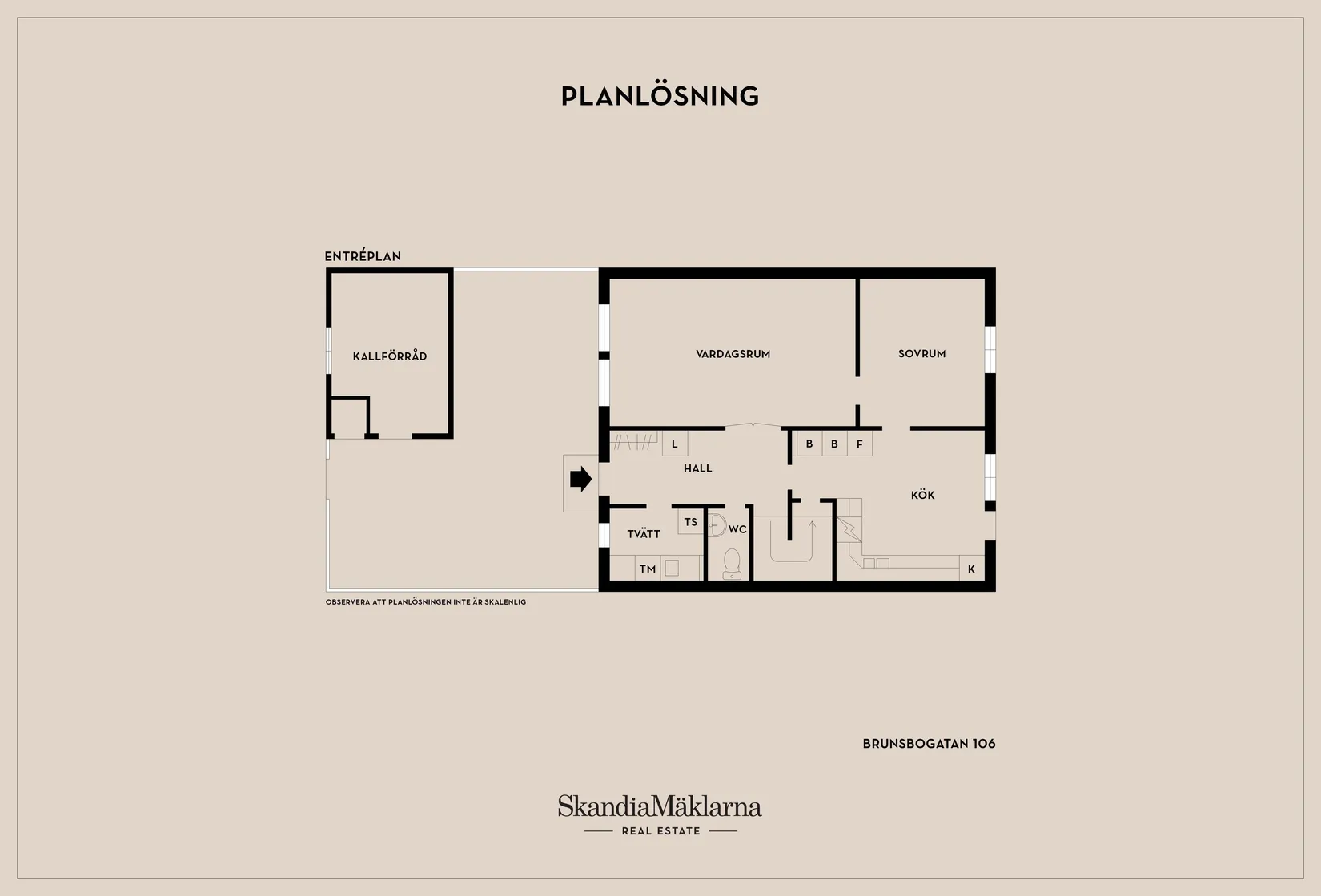 Radhus, Brunsbogatan 106, Skara