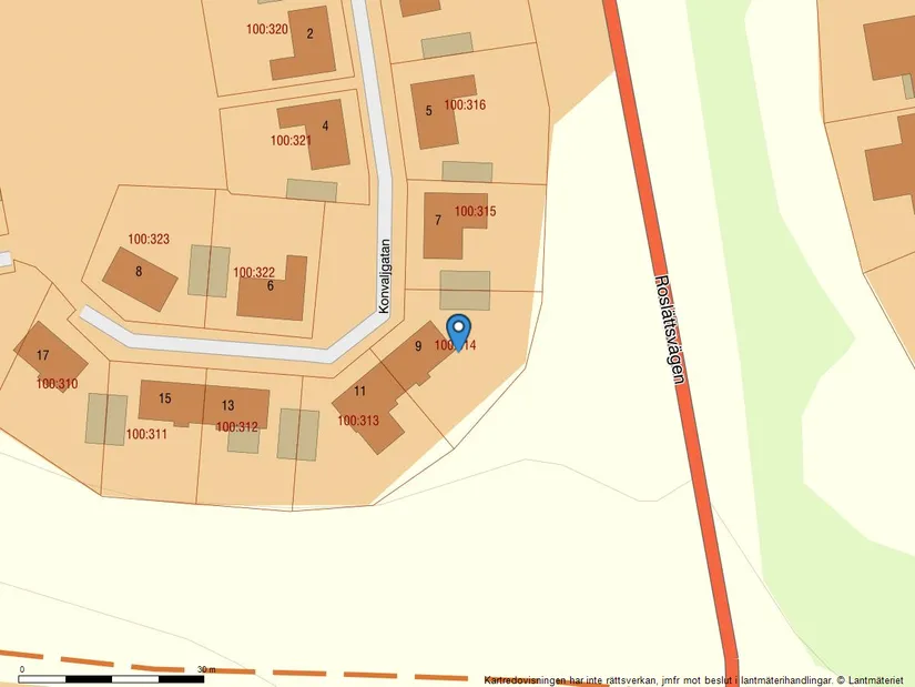 Villa, Radhus, Konvaljgatan 9, Svedala