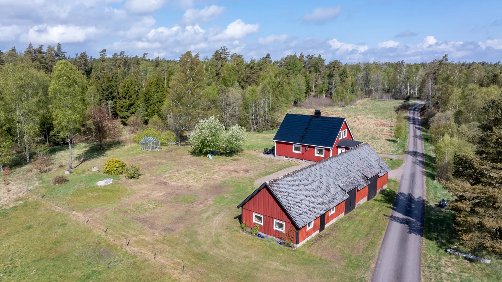 Gård/Skog, Östra Långhultsbygget Klaragården, Hishult, Laholm