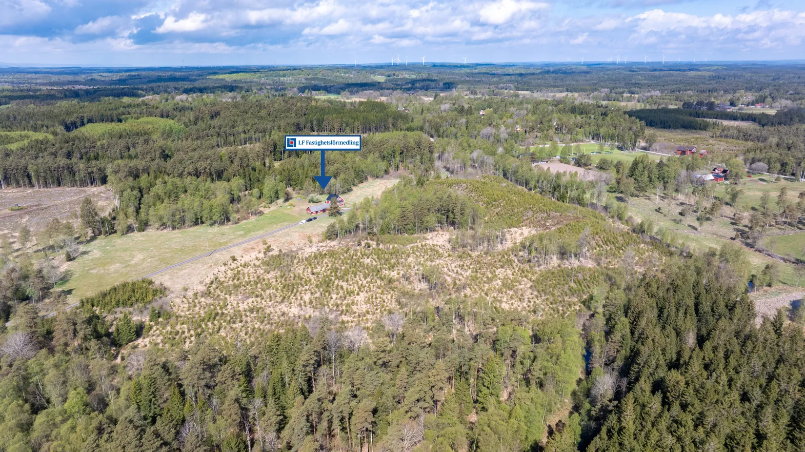 Gård/Skog, Östra Långhultsbygget Klaragården, Hishult, Laholm