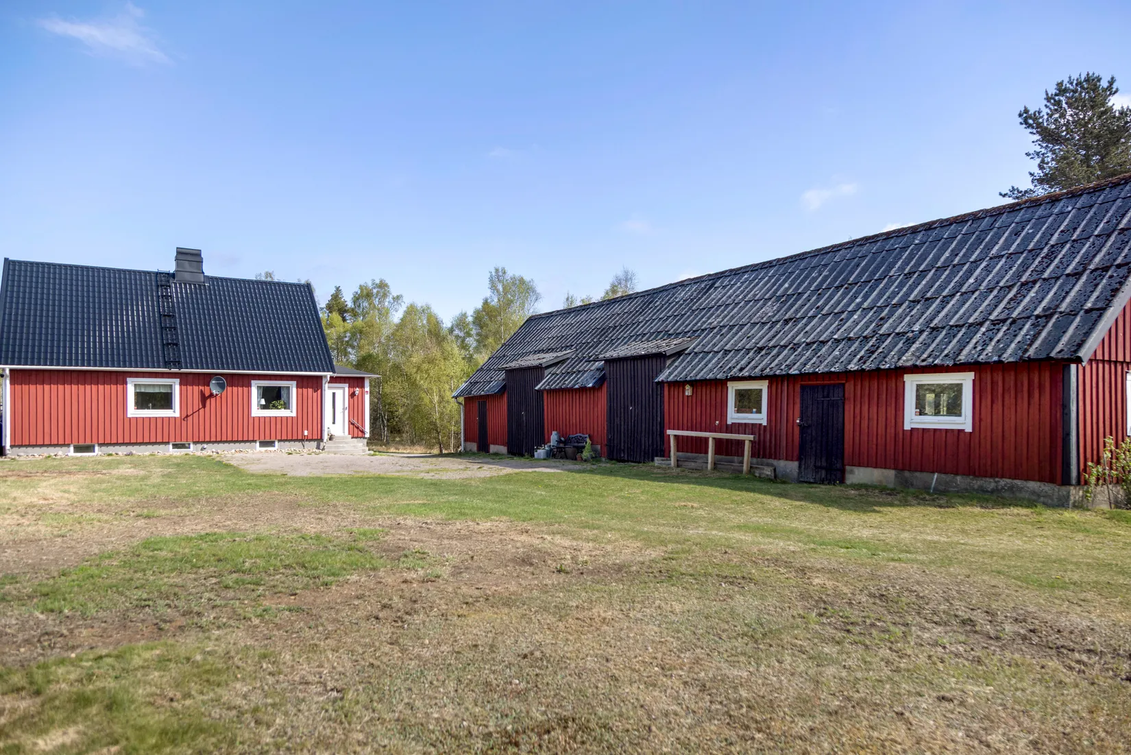 Gård/Skog, Östra Långhultsbygget Klaragården, Hishult, Laholm