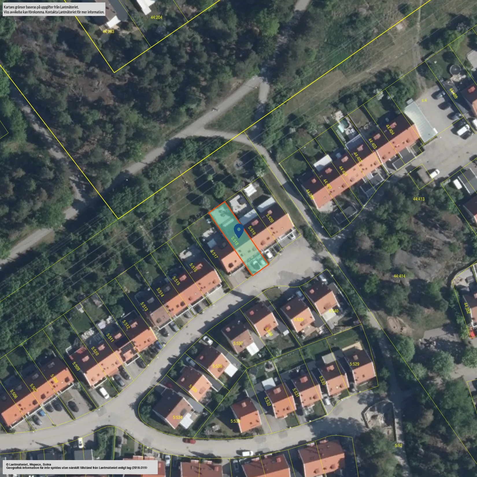 Radhus, Tidlösavägen 31, Sjukyrkoberget, Upplands Väsby