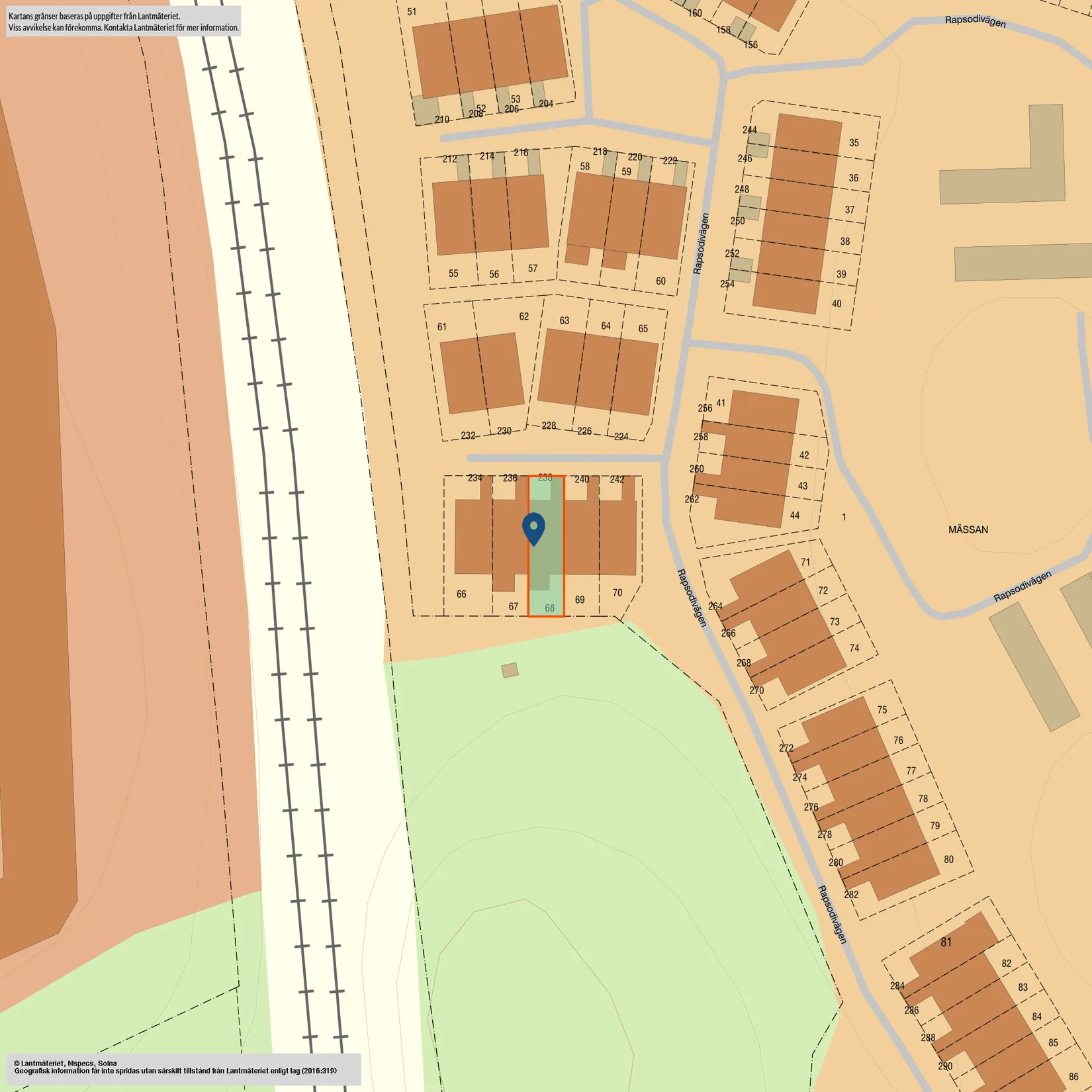 Radhus, Rapsodivägen 238, Drevviksstrand / Östra Skogås, Huddinge