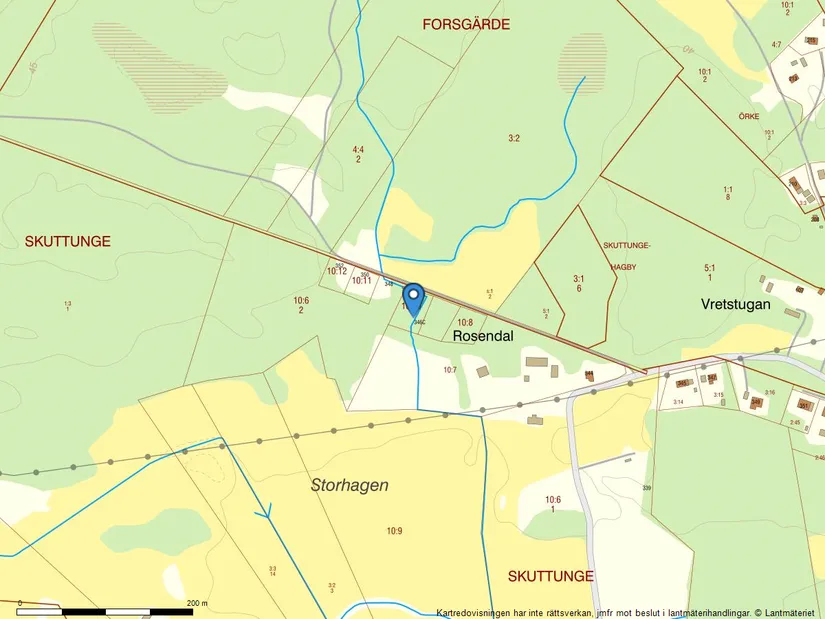 Tomt, Skuttunge Rosendal 346C, Uppsala