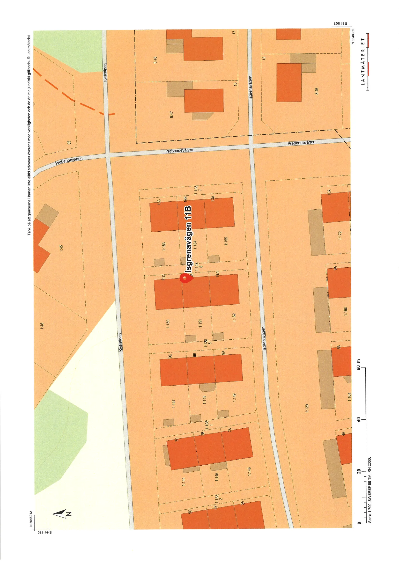 Villa, Radhus, Isgrenavägen 11B, Bälinge, Uppsala