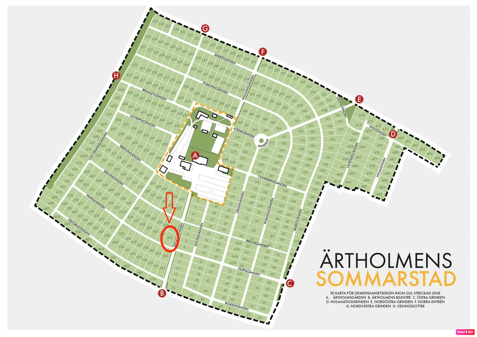 Fritidshus, Filippagången 362 - Ärtholmens Sommarstad, Ärtholmen, Malmö