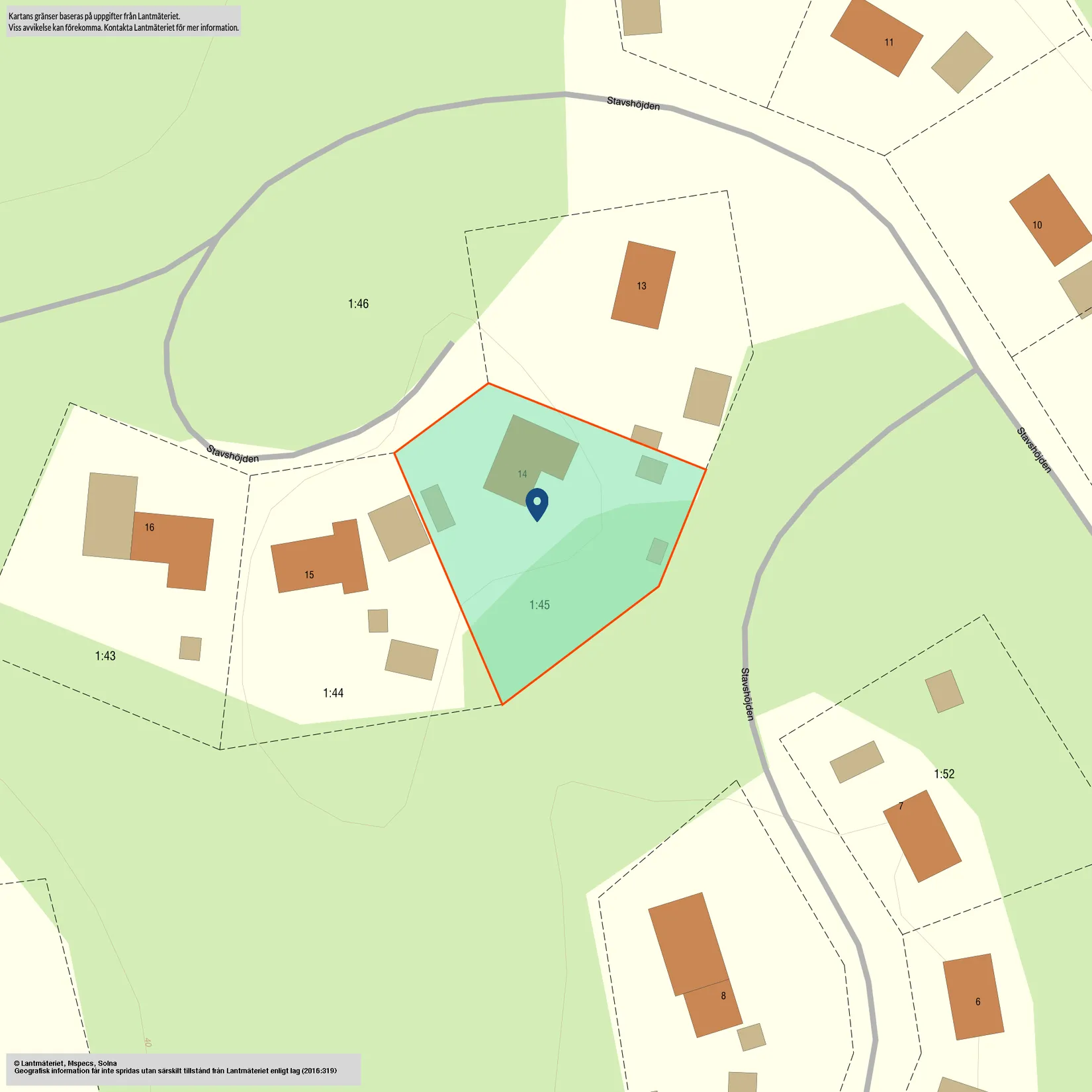 Villa, Stavshöjden 14, Haninge