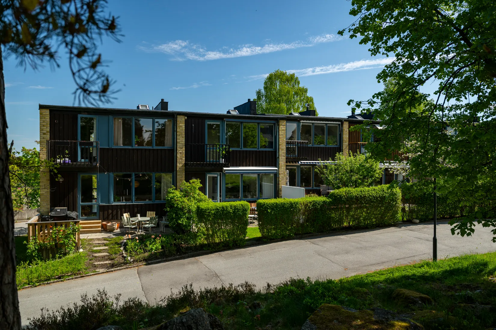 Radhus, Mälarblick 56, Nockebyhov, Stockholm