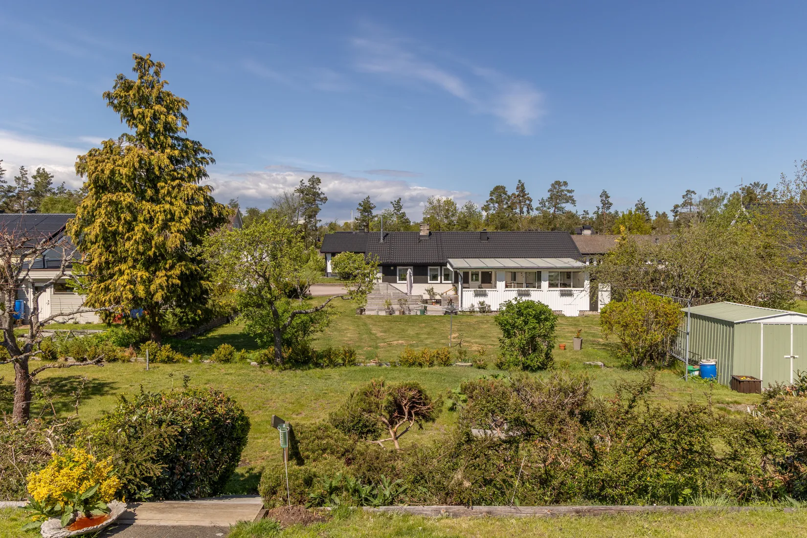 Villa, Tre hällars väg 8, Kristineberg, Oskarshamn