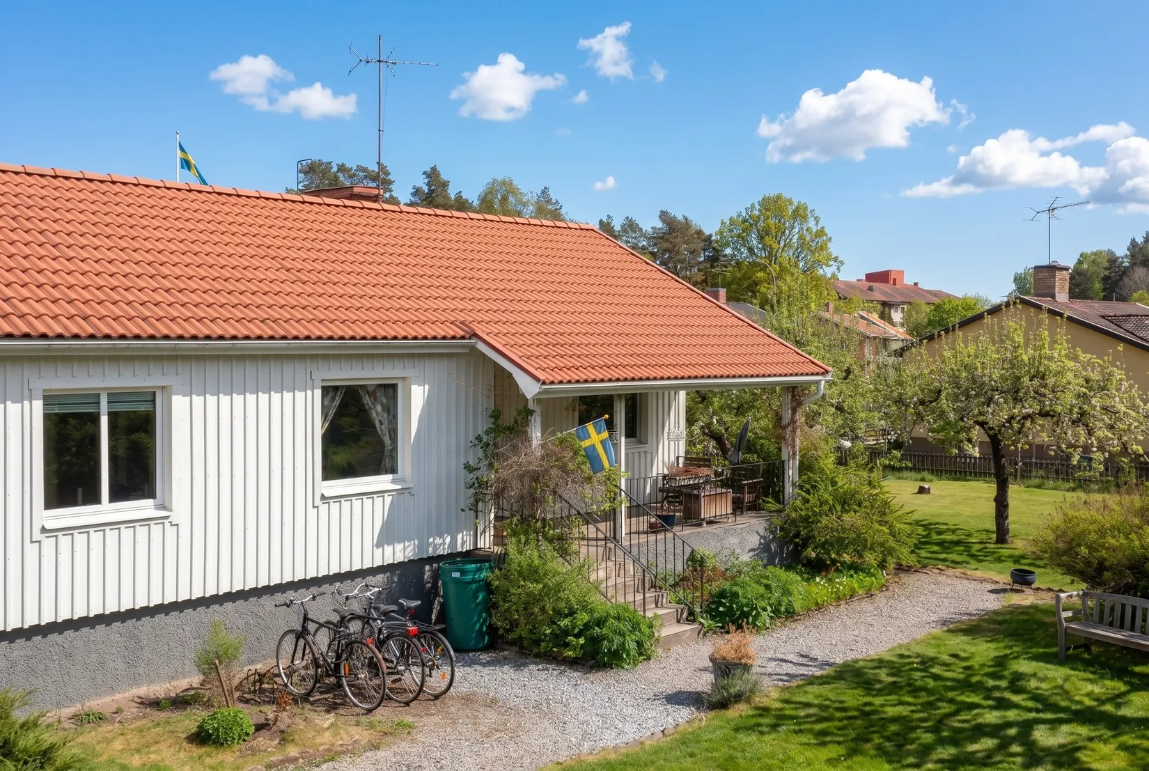 Villa, Dan Anderssons gata 1, Nordanby, Västerås
