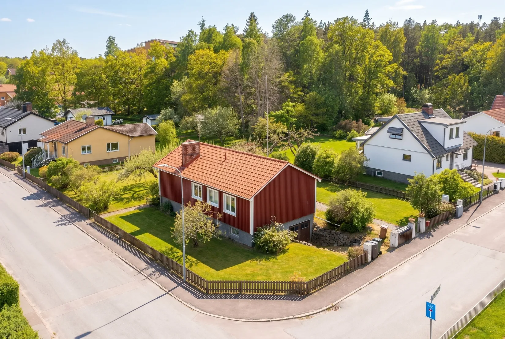 Villa, Dan Anderssons gata 1, Nordanby, Västerås