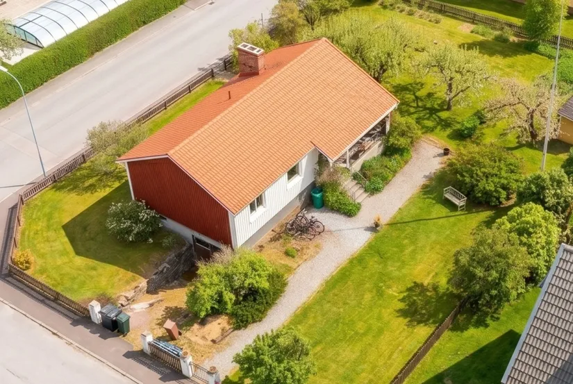 Villa, Dan Anderssons gata 1, Nordanby, Västerås