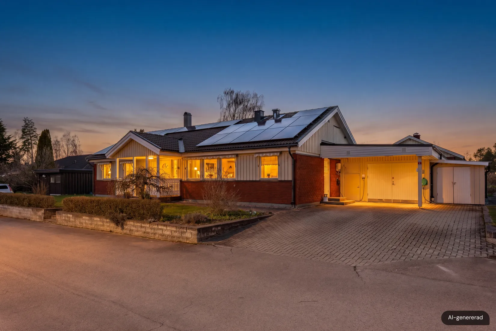 Villa, Nyponstigen 4, Dalliden, Kil