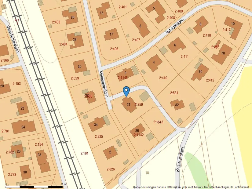 Villa, Malmbodavägen 21, Östra Bällsta, Vallentuna