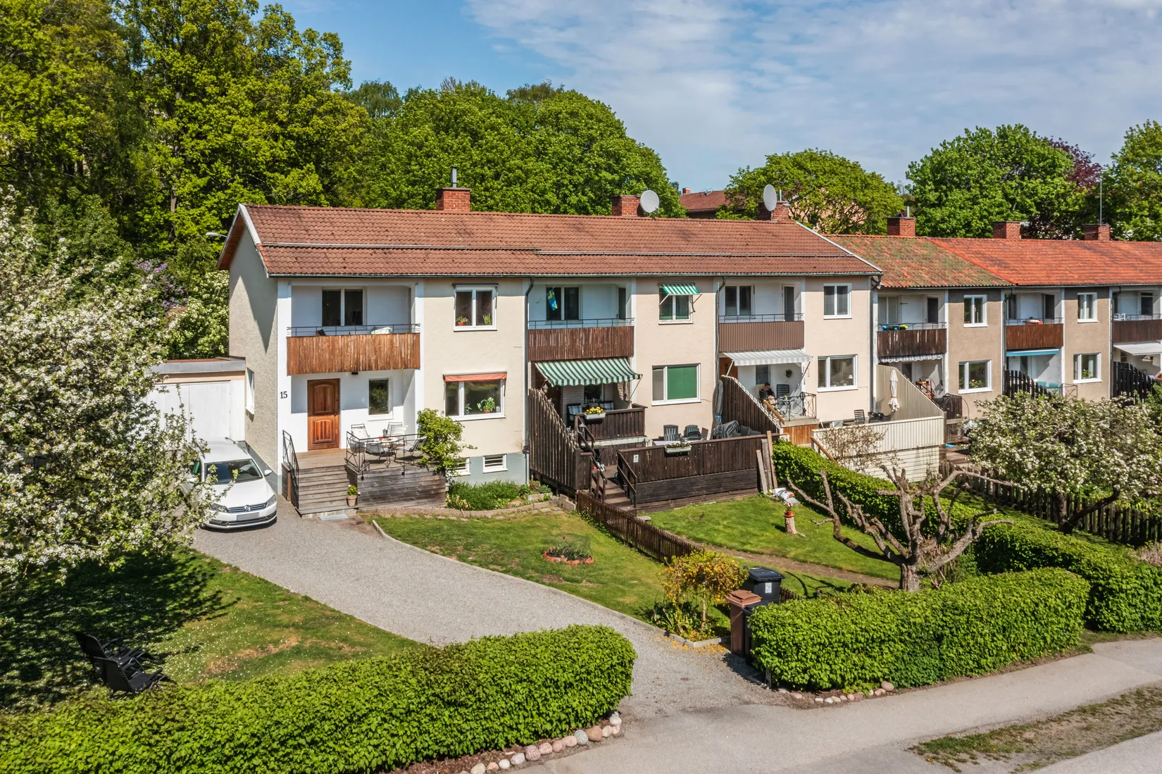 Villa, Radhus, Axvallsvägen 15, Björkhagen, Stockholm