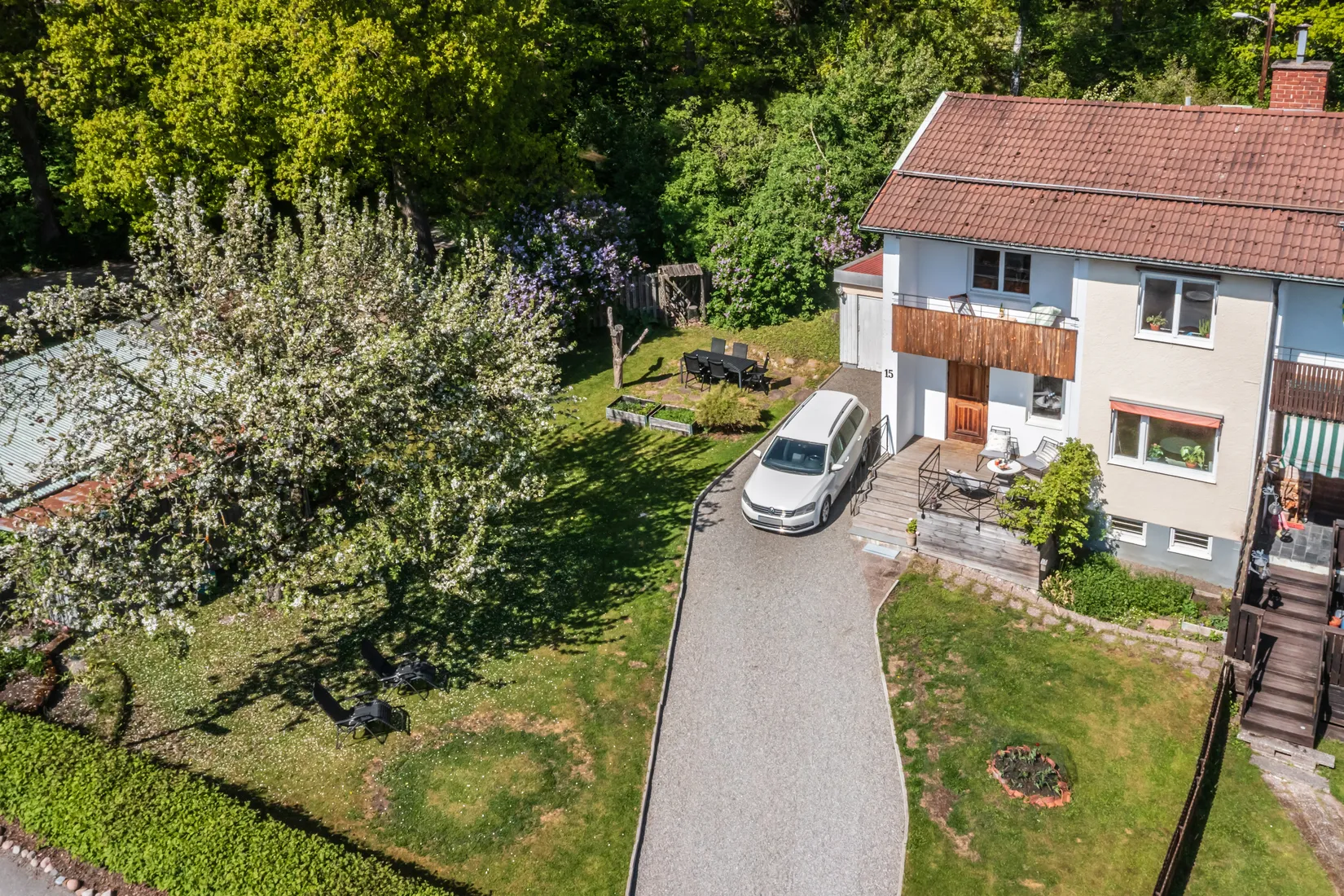 Villa, Radhus, Axvallsvägen 15, Björkhagen, Stockholm