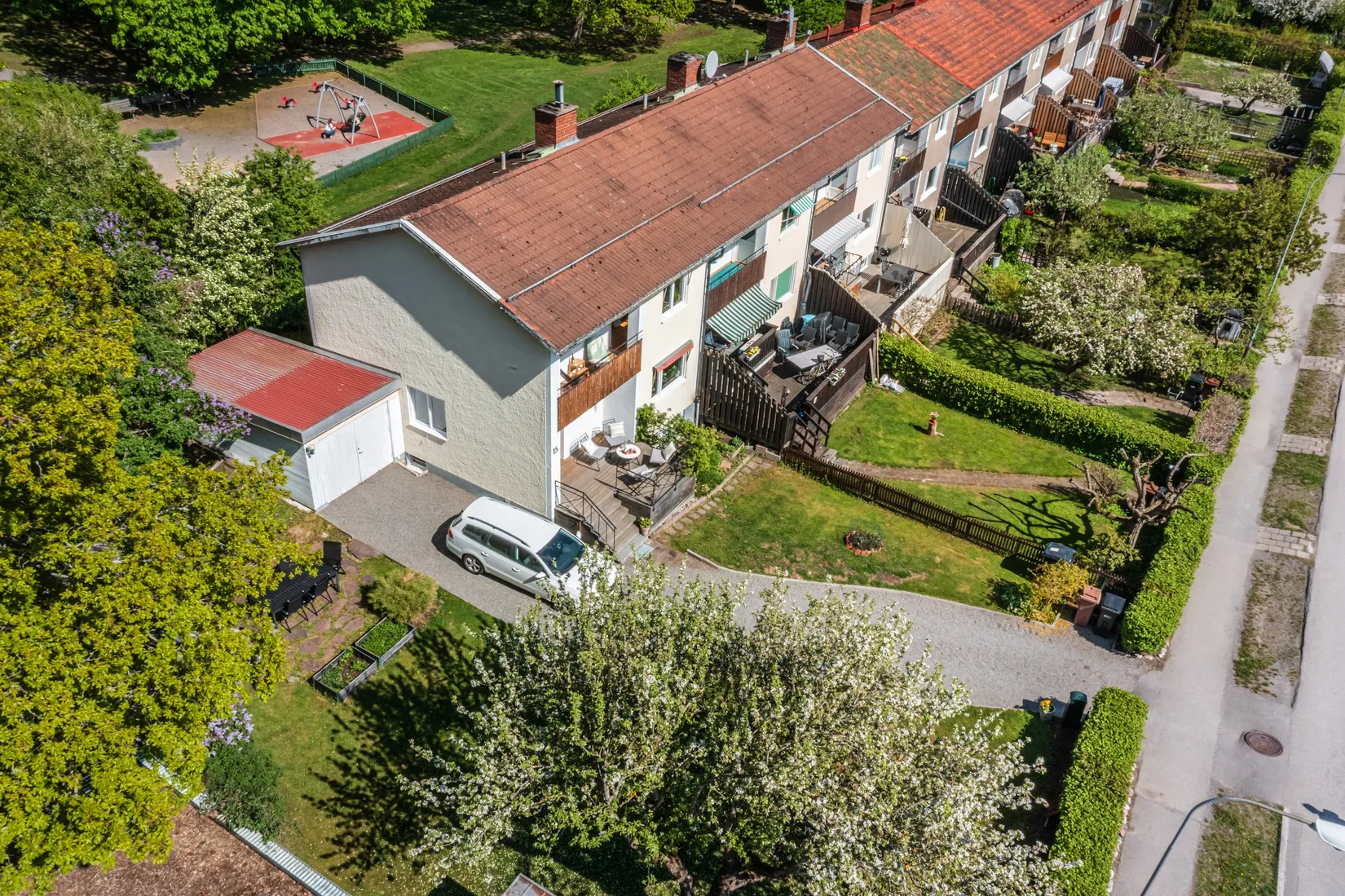Villa, Radhus, Axvallsvägen 15, Björkhagen, Stockholm
