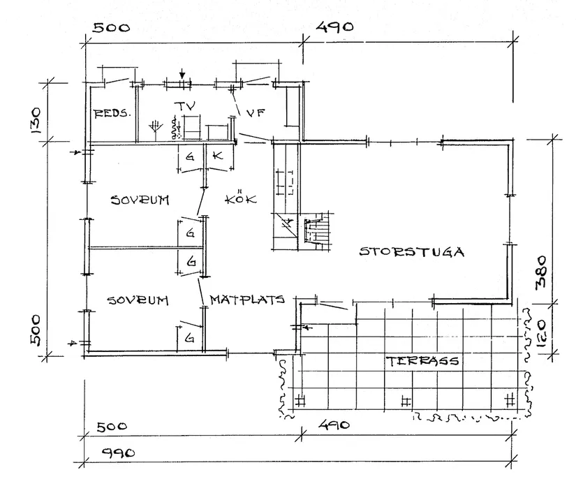 Villa, Norra Klampevägen 5, Bosnäs, Borås