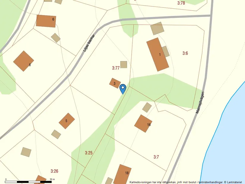 Fritidshus, Liljas backar 3, Malmsjöstugan, Gnesta