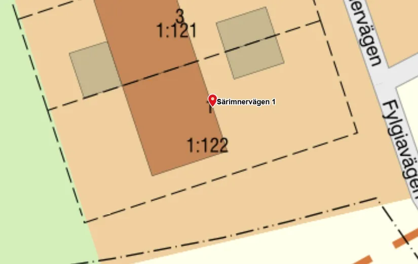 Villa, Radhus, Särimnervägen 1, Odenslunda, Upplands Väsby