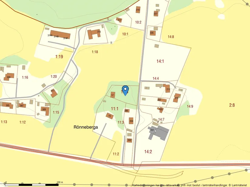 Tomt, Skäggesta Rönneberga 17, Börje, Uppsala