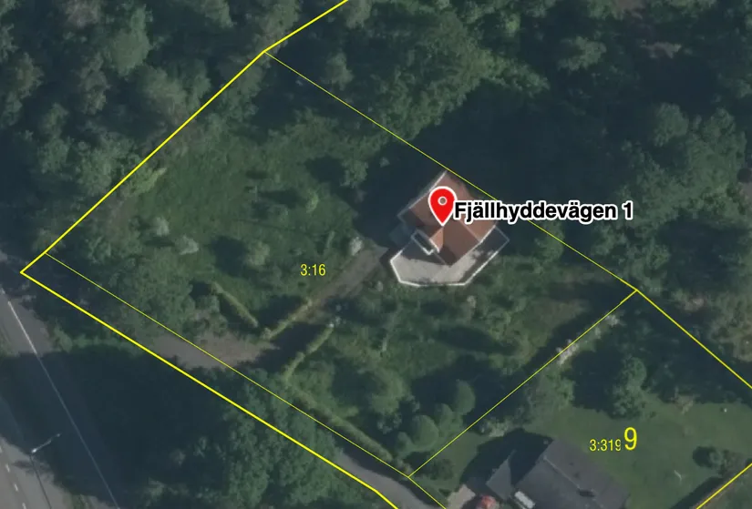 Villa, Fjällhyddevägen 1, Trånghalla, Jönköping