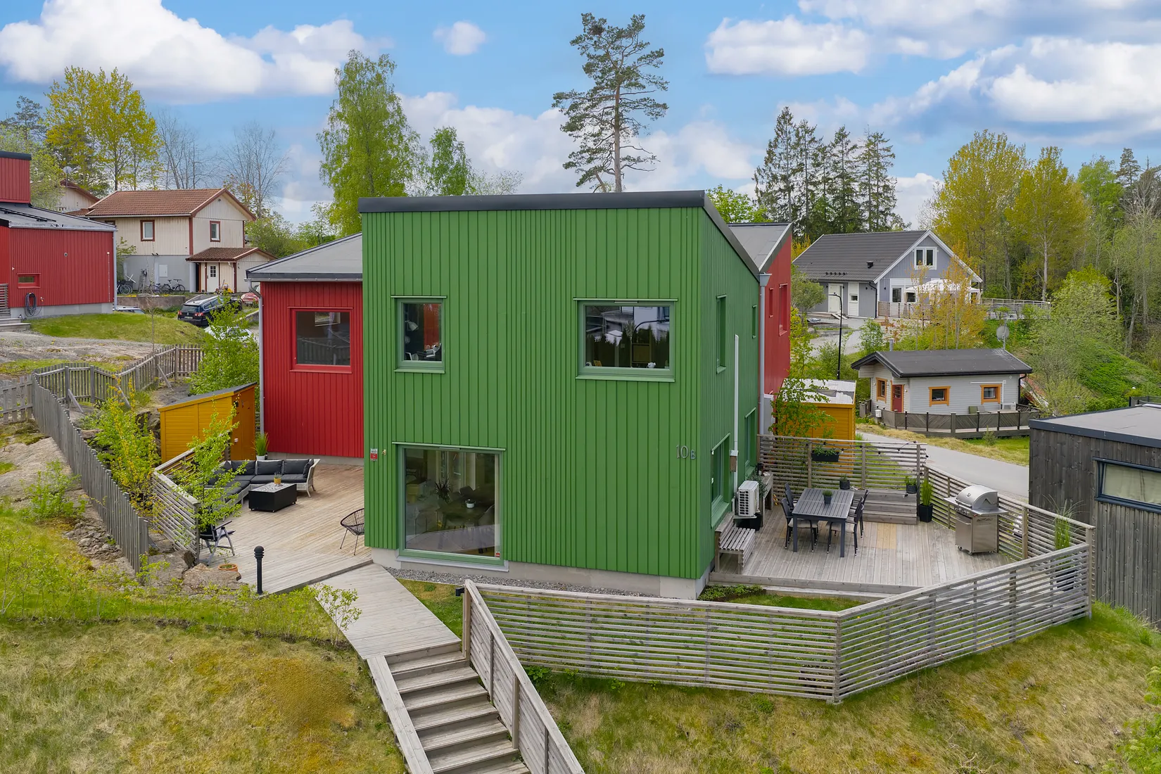 Radhus, Skarphedens väg 10B, Glömsta, Huddinge