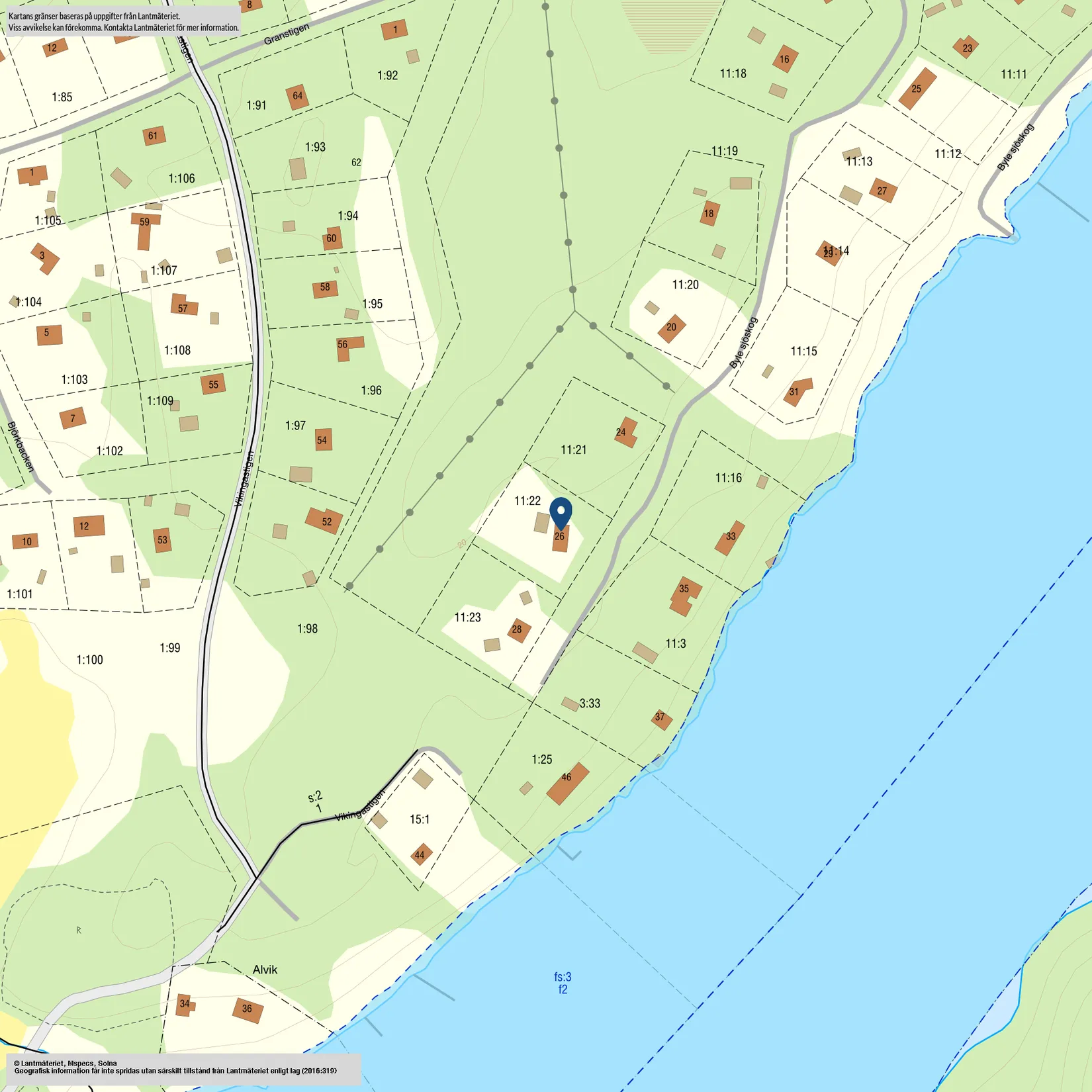 Fritidshus, Byle sjöskog 26, Vätö, Norrtälje