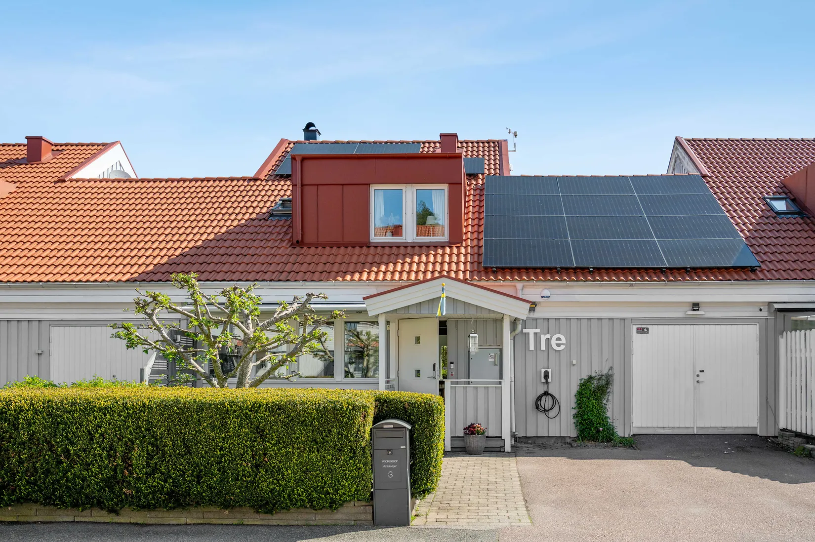 Villa, Radhus, Mantalsvägen 3, Furulund, Partille