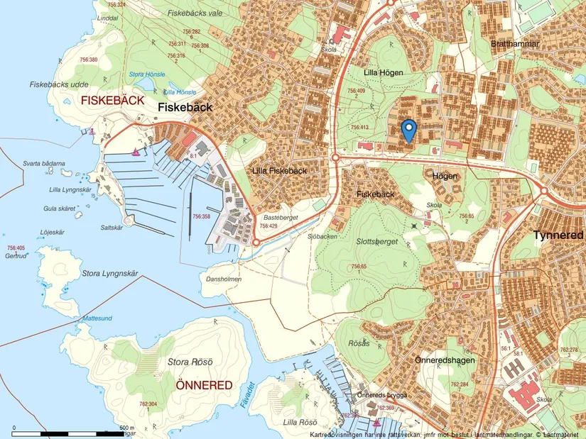 Villa, Radhus, Aprikosgatan 51, Bratthammar, Göteborg