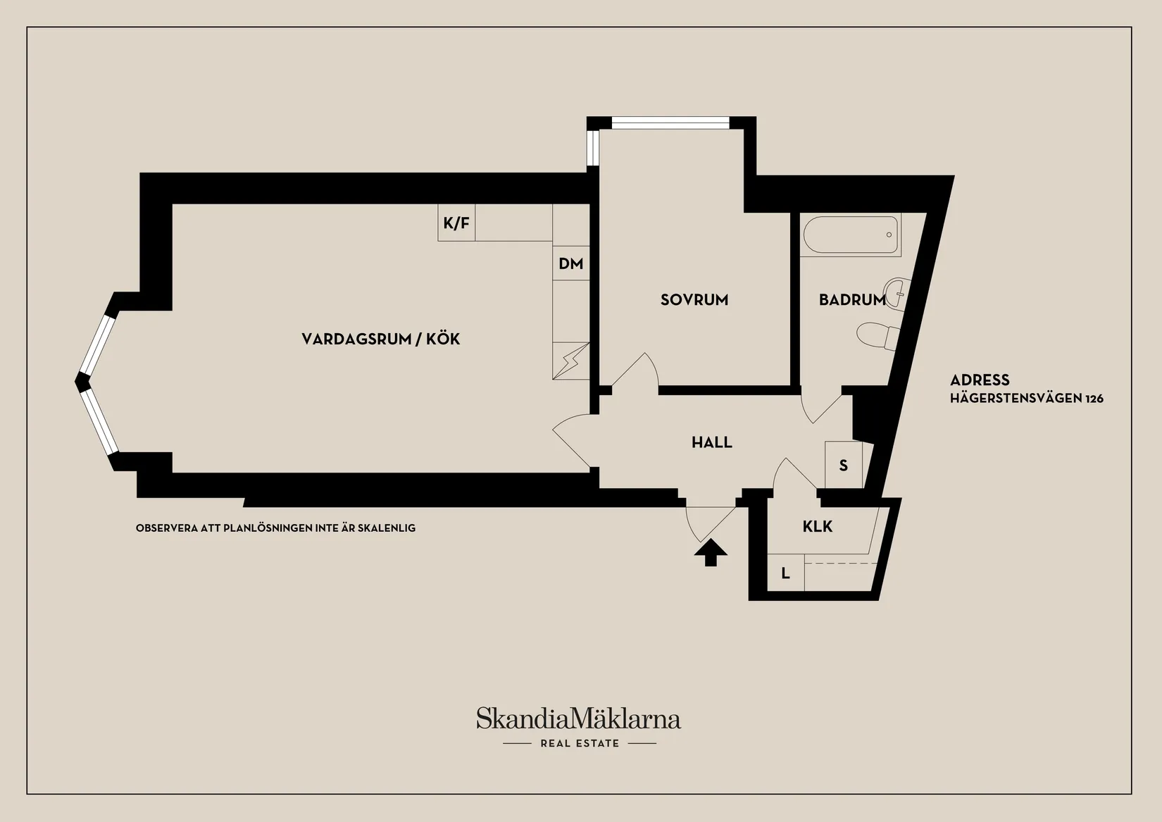 Bostadsrätt, Hägerstensvägen 126, Aspudden, Stockholm