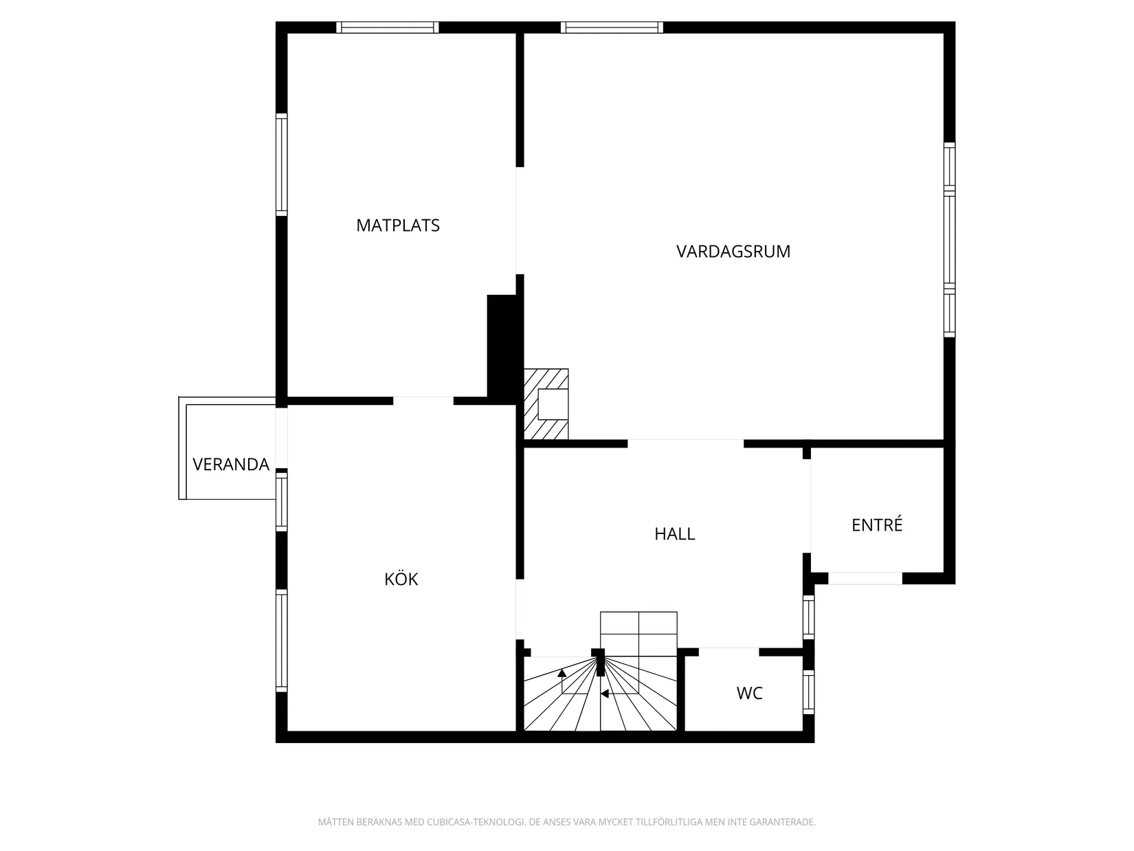 Villa, Hybergsvägen 8, Brämhult, Borås