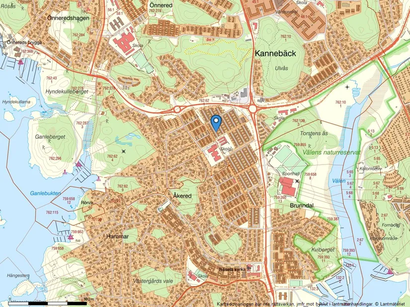 Villa, Radhus, Färgspelsgatan 90, Näset - Åkered, Göteborg