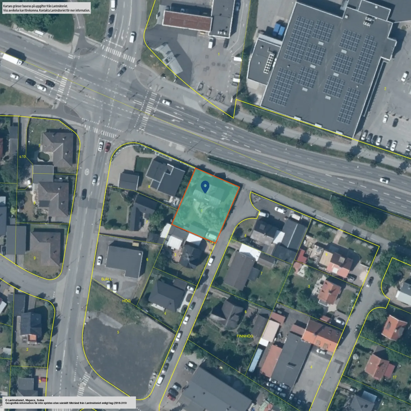 Villa, Bjällhögsgatan 1, Videdal, Malmö