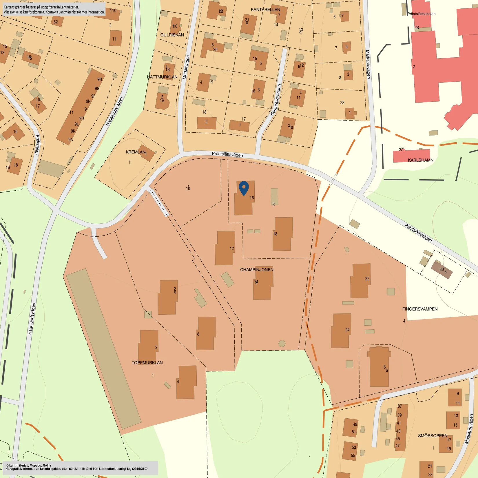 Bostadsrätt, Prästslättsvägen 16, Prästslätten, Karlshamn