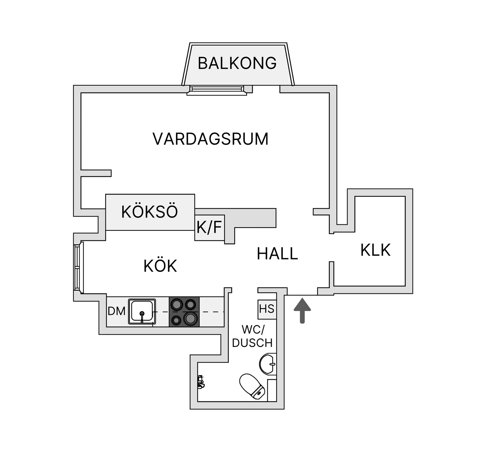 Bostadsrätt, Källängsvägen 10, Huskvarna Söder, Jönköping